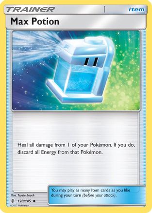 Max Potion 128/145 - SM  Guardians Rising Reverse Holofoil - Poke-Collect