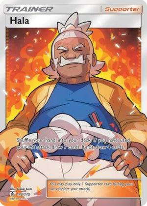Hala (Full Art) 143/145 - SM  Guardians Rising Holofoil - Poke-Collect