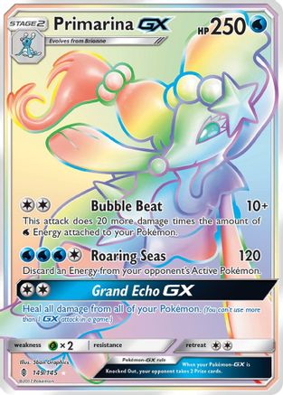 Primarina-GX 149/145 - Guardians Rising Holofoil - Poke-Collect