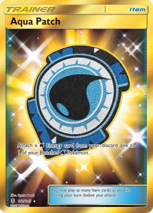 Aqua Patch 161/145 - Guardians Rising Holofoil - Poke-Collect