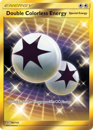 Double Colorless Energy (Secret) 166/145 - SM  Guardians Rising Holofoil - Poke-Collect