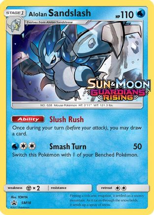 Alolan Sandslash SM18/248 - SM Black Star Promos Holofoil - Poke-Collect