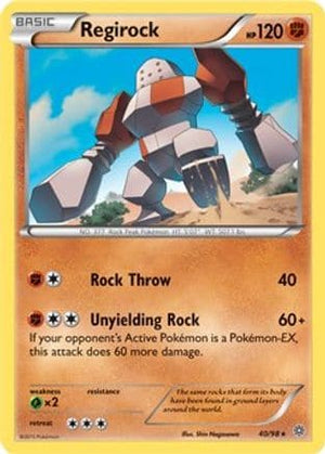 Regirock - 40/98 (XY Ancient Origins) 40 - Deck Exclusives Holofoil - Poke-Collect