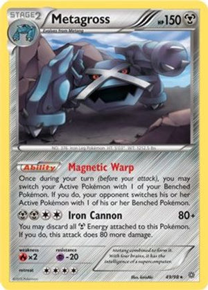 Metagross - 49/98 (XY Ancient Origins) 49 - Deck Exclusives Holofoil - Poke-Collect