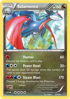 Salamence - 57/108 57 - Deck Exclusives - Poke-Collect