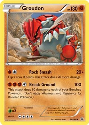 Groudon - 84/160 (XY Primal Clash) 84 - Deck Exclusives Holofoil - Poke-Collect