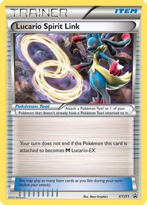 Lucario Spirit Link XY211/211 - XY Black Star Promos - Poke-Collect