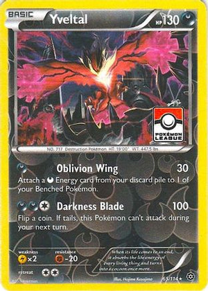 Yveltal - 65/114 (Pokemon League) 65 - League & Championship Cards Reverse Holofoil - Poke-Collect