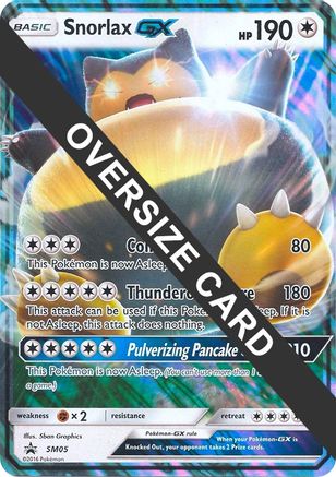 Snorlax GX - SM05 SM05 - Jumbo Cards - Poke-Collect