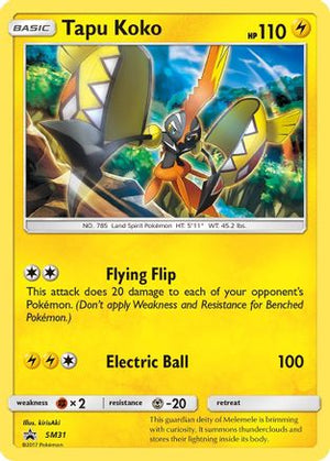 Tapu Koko SM31/248 - SM Black Star Promos Holofoil - Poke-Collect