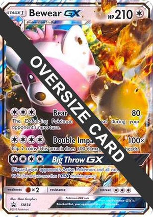 Bewear GX - SM34 (Black Star Promos) SM34 - Jumbo Cards Holofoil - Poke-Collect