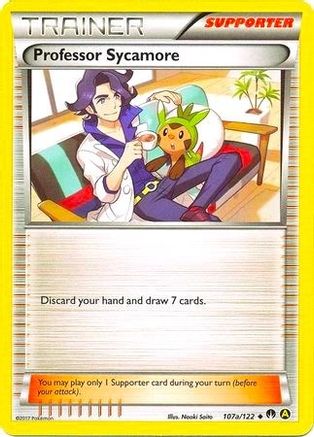 Professor Sycamore - 107a/122 (Non-Holo) 107a - Alternate Art Promos - Poke-Collect