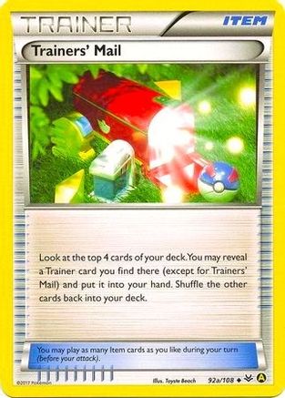 Trainers' Mail 92a/108 - Roaring Skies - Poke-Collect