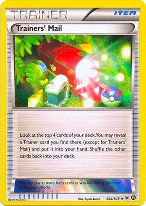 Trainers' Mail - 92a/108 (Holo) 92a - Alternate Art Promos Holofoil - Poke-Collect