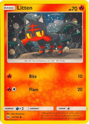 Litten - 24/149 (Cosmos Holo) 24 - Miscellaneous Cards & Products Holofoil - Poke-Collect