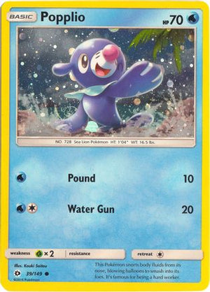 Popplio - 39/149 (Cosmos Holo) 39 - Miscellaneous Cards & Products Holofoil - Poke-Collect