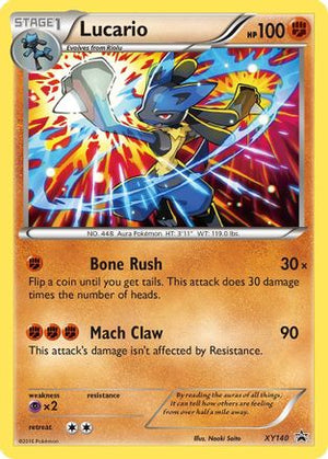 Lucario XY140/211 - XY Black Star Promos Holofoil - Poke-Collect