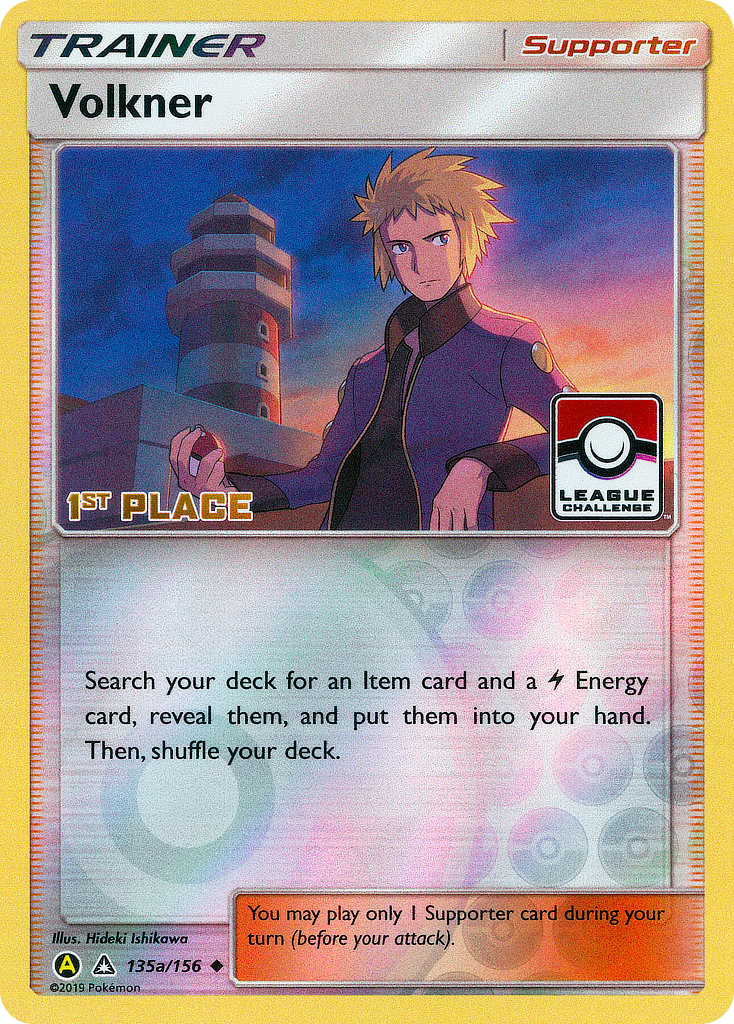 Volkner 135a/156 - Ultra Prism Reverse Holofoil - Poke-Collect