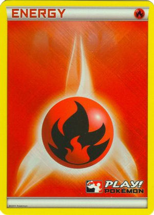 Fire Energy (2011 Play! Pokemon) - League & Championship Cards Holofoil - Poke-Collect