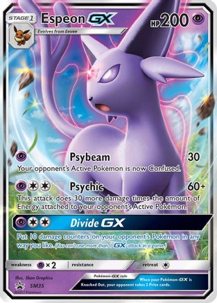 Espeon-GX SM35/248 - SM Black Star Promos Holofoil - Poke-Collect