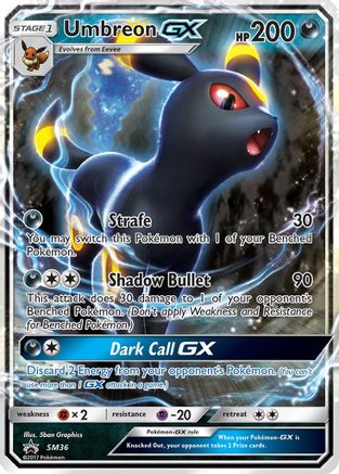 Umbreon-GX SM36/248 - SM Black Star Promos Holofoil - Poke-Collect