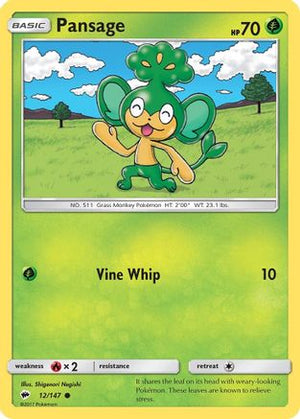 Pansage 12/147 - Burning Shadows - Poke-Collect
