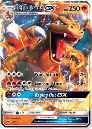 Charizard-GX 20/147 - Burning Shadows Holofoil - Poke-Collect