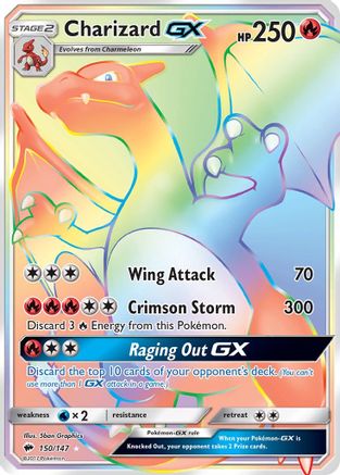 Charizard-GX 150/147 - Burning Shadows Holofoil - Poke-Collect