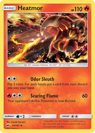 Heatmor 24/147 - SM  Burning Shadows - Poke-Collect