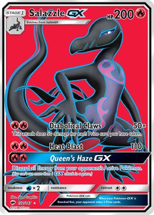 Salazzle-GX 132/147 - Burning Shadows Holofoil - Poke-Collect