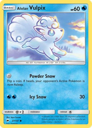 Alolan Vulpix 27/147 - Burning Shadows - Poke-Collect