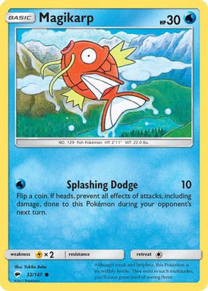 Magikarp 32/147 - Burning Shadows Reverse Holofoil - Poke-Collect