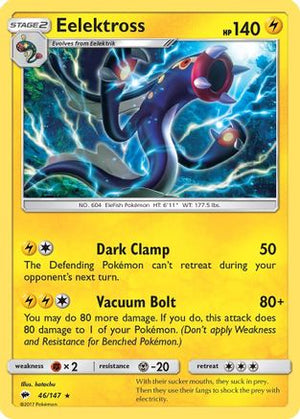 Eelektross 46/147 - SM  Burning Shadows - Poke-Collect