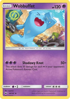 Wobbuffet 49/147 - Burning Shadows Reverse Holofoil