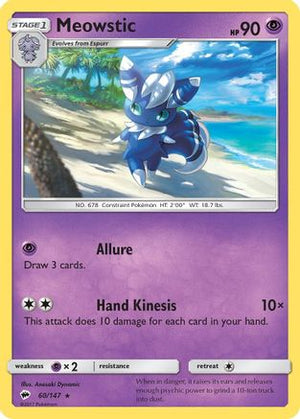 Meowstic 60/147 - Burning Shadows - Poke-Collect