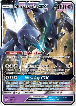 Necrozma-GX 63/147 - Burning Shadows Holofoil - Poke-Collect