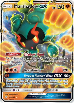 Marshadow GX 80/147 - SM  Burning Shadows Holofoil - Poke-Collect