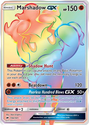 Marshadow-GX 156/147 - Burning Shadows Holofoil - Poke-Collect