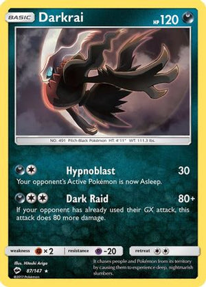 Darkrai 87/147 - Burning Shadows Holofoil