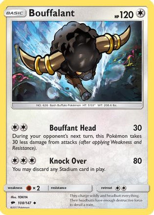 Bouffalant 108/147 - SM  Burning Shadows - Poke-Collect