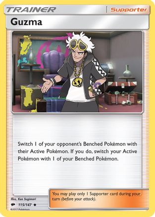 Guzma 115/147 - SM  Burning Shadows - Poke-Collect