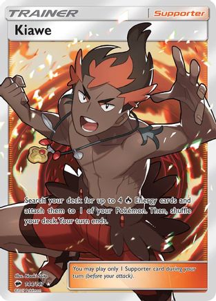 Kiawe (Full Art) 144/147 - SM  Burning Shadows Holofoil - Poke-Collect