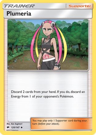 Plumeria 120/147 - SM  Burning Shadows - Poke-Collect