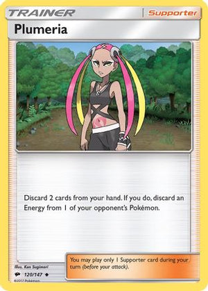 Plumeria 120/147 - SM  Burning Shadows - Poke-Collect