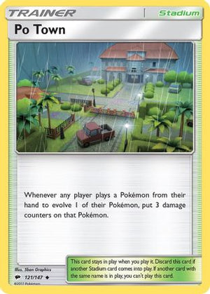 Po Town 121/147 - SM  Burning Shadows - Poke-Collect