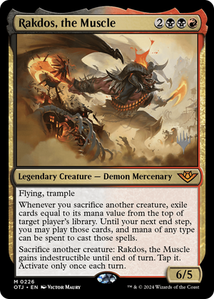 Rakdos, the Muscle (POTJ-226P) - Outlaws of Thunder Junction Promos - Poke-Collect