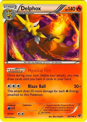 Delphox - 26/146 (Cosmos Holo) 26 - Blister Exclusives Holofoil