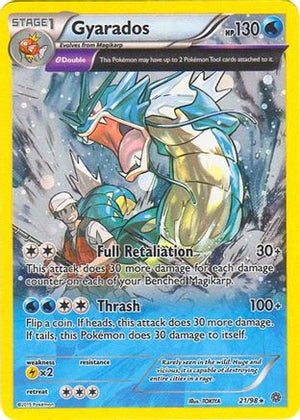 Gyarados - 21/98 (Cosmos Holo) 21 - Deck Exclusives Holofoil - Poke-Collect