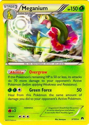 Meganium - 3/122 (Cosmos Holo) 3 - Blister Exclusives Holofoil - Poke-Collect