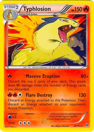 Typhlosion - 20/162 (Cosmos Holo) 20 - Blister Exclusives Holofoil - Poke-Collect